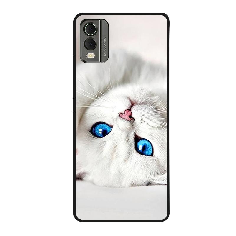 Pentru husă Nokia C32 C 32 Silicon moale Pictată Rezistentă la șocuri Huse spate Pentru Nokia C32 Husă TPU Coques NokiaC32 Desene animate drăguțe