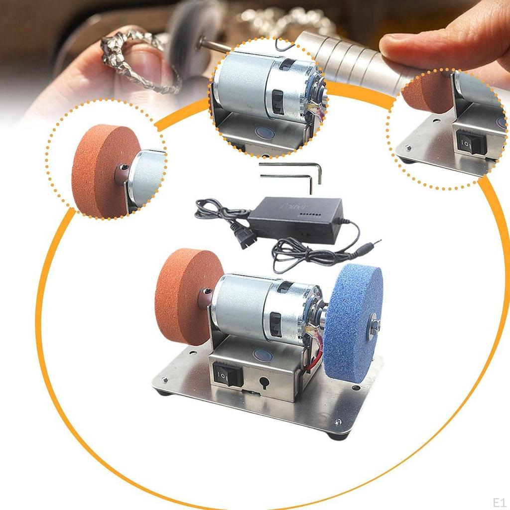 Electric Belt Sander Polisher Grinding Tool Grinder for Metal Working Making, Sharpening Edge,