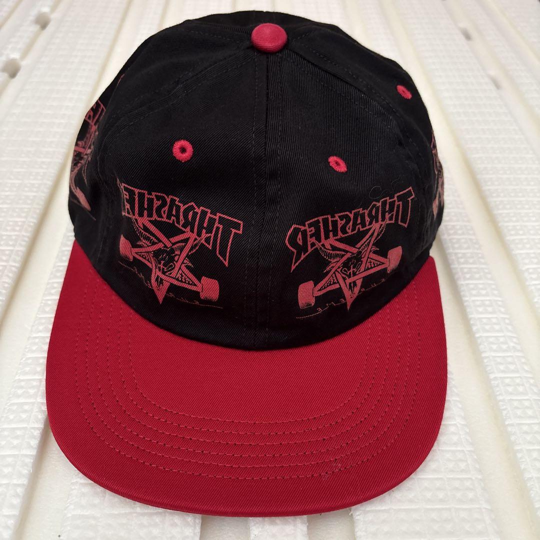 

[USED] Sold out immediately! Popular black and red graphic cap, size M