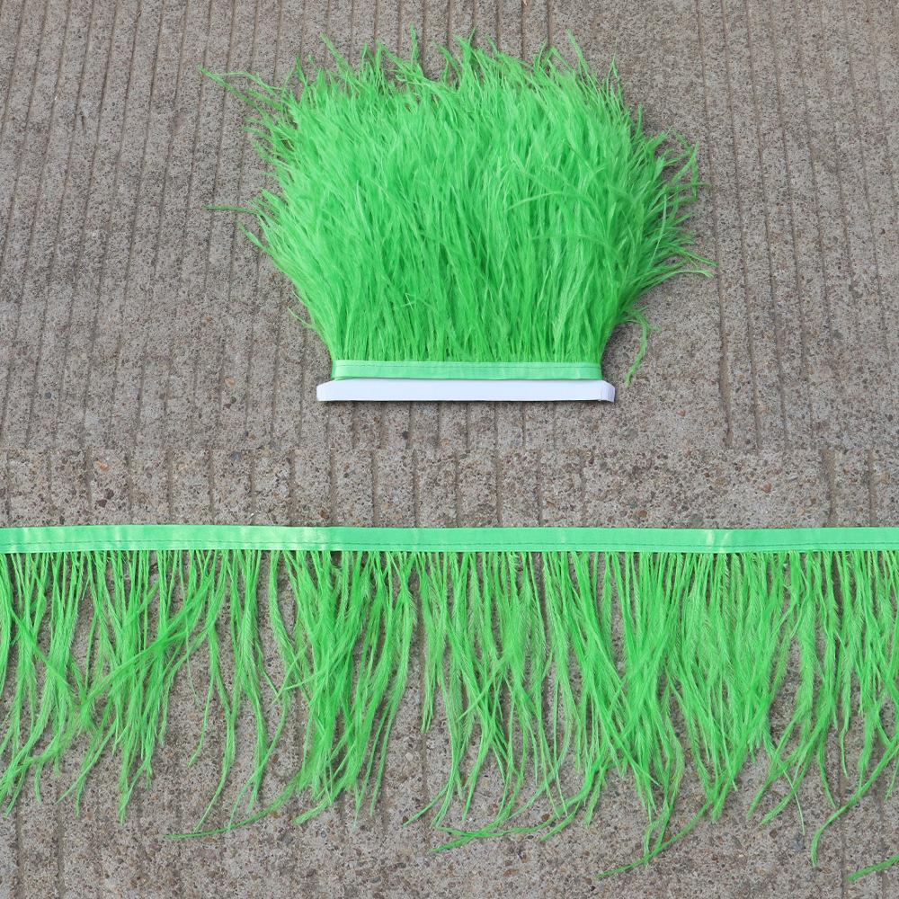 Thickened Encryption Ostrich Hair Cloth Edge 10-15Cm Feather Clothing Skirt Accessories