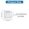 15 Pieces Shower Curtain Rod Hook Set Includes Large Small Size Strong Holds Without Damaging Wall Easy Mounted