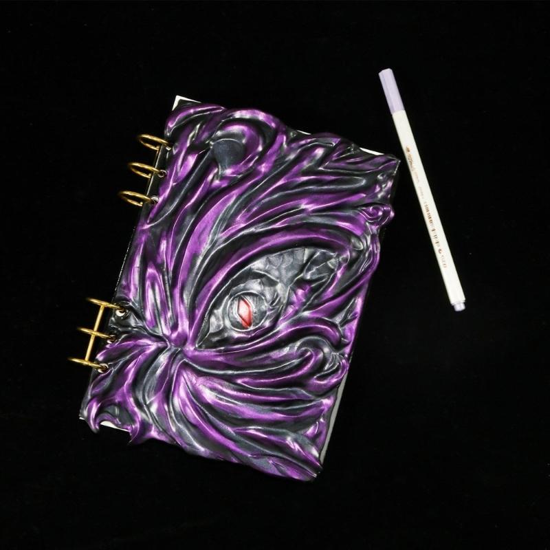 Notebook Cover Resin Mold DIY Crystal UV Epoxy Silicone Molds Note Book Notepad Covers Resin Casting Mould with Rings