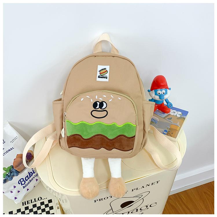 School Bag Fashion Trend High Value Bag Girl Cute Foreign Style Small School Bag Boy Casual Backpack