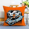 sports car illustration Cushion Cover Washable Linen comfort Soft  for Sofa Bed Cozy Home Room Decor