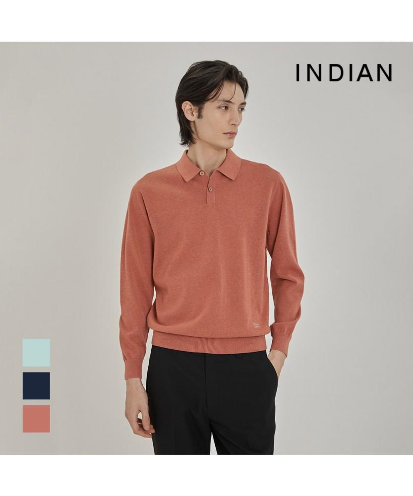 INDIAN [26 New Arrival] Summer Solid Polo Knit_Miebl6S1101