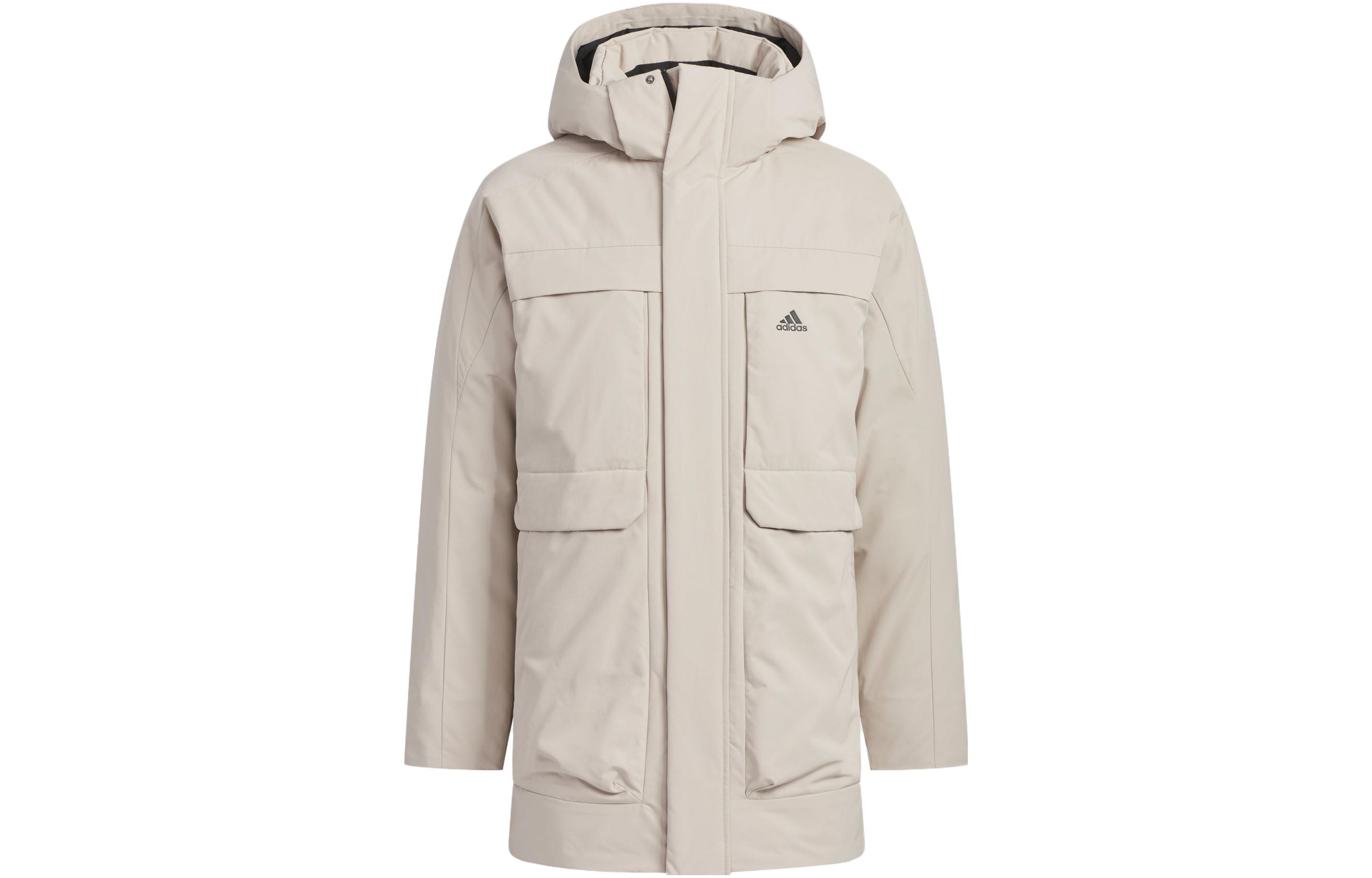 Adidas Длинная пуховая куртка Мужская Бежевая IV7554 M