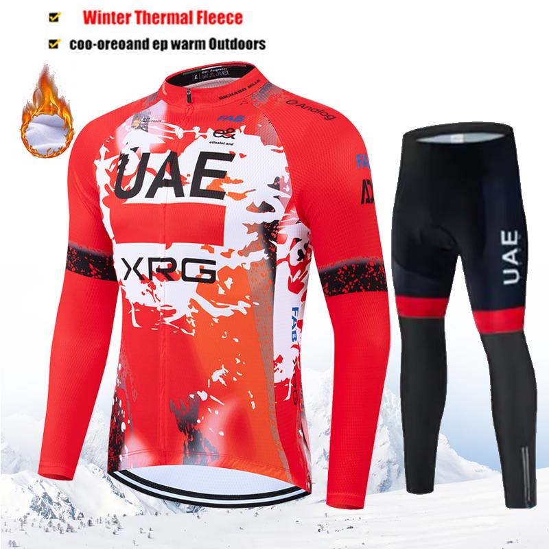 2026 Cycling Jersey Set Autumn Winter Cycling Jersey Bib Pants Set Men Long Sleeve Bicicleta Set MTB Road Bike Clothing Suit