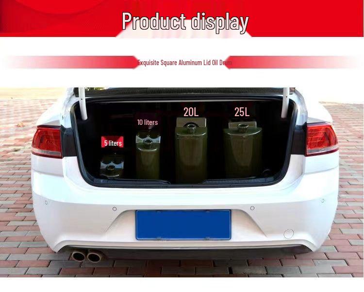 30L Explosion-Proof Portable Iron Fuel Can