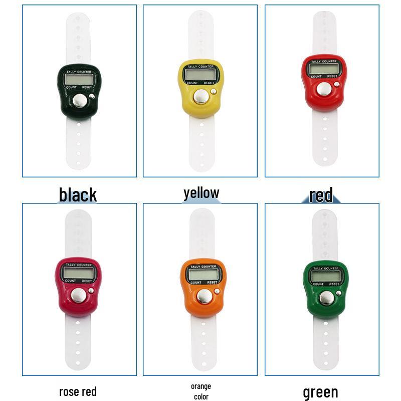 Portable Electronic Finger Ring Counter with Display