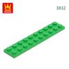 Non-Toxic 34Pcs/Lot 3832 2X10 Base Building Block Moc Board Parts Compatible With Bricks Diy Children Assembly Toys Gift Box