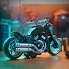 1: 12 Scale Pull Back Motorcycle Toy with Music Light Alloy Motorcycle Model for Boys Girls