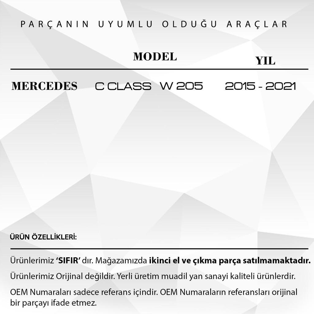 Right-Left Headlight Repair Kit for Mercedes C Class W205