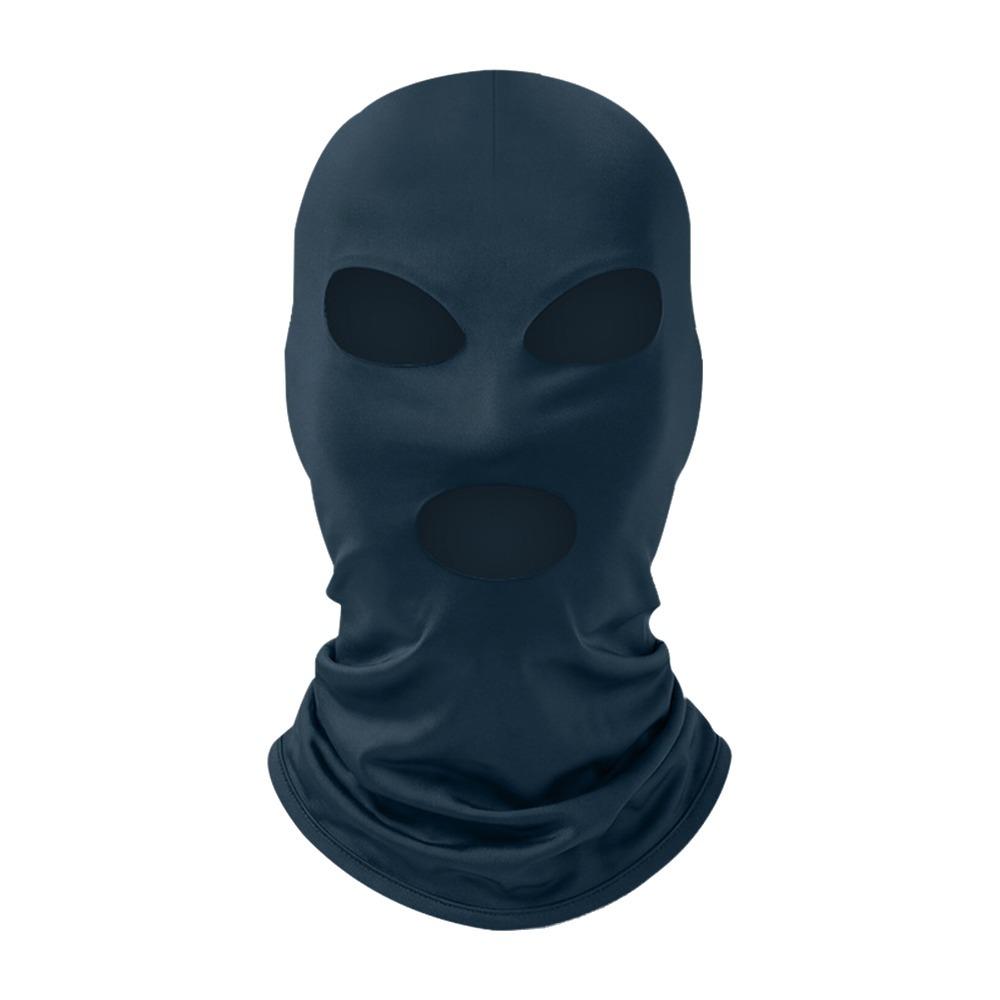

Fashion Quick Dry Balaclava Face Mask Ice Silk Breathable Motorcycle Mask Sun Protection Neck Cover Riding Cycling темно-синий