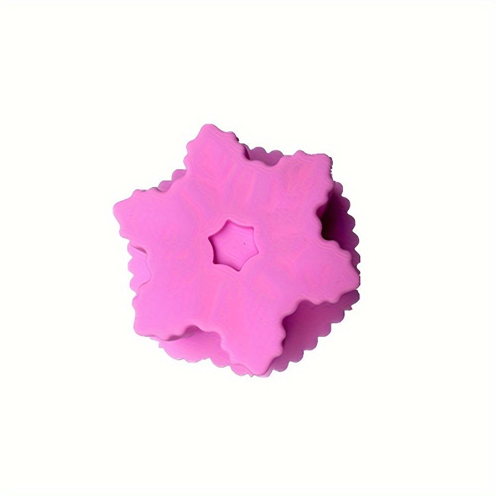 Christmas Snowflake Silicone Candle Molds, Handmade DIY Aromatherapy Wax Candle Making, Festive Home Decor Scent Diffuser