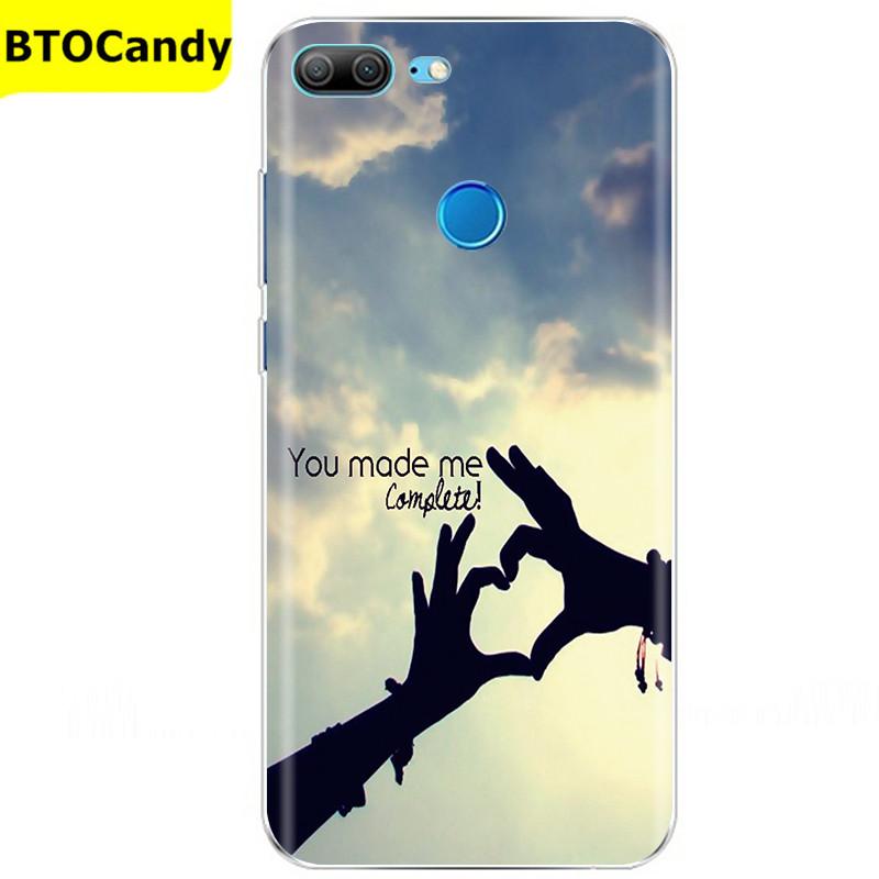 Etui For Honor 9 Lite Etui Kwiat Miękki Silikon Couqe Etui na Telefon Huawei Honor 9 Lite Etui Na Tył Honor9 9lite Coque Funda