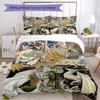 Set Biancheria da Letto Stile Gotico Traspirante Copripiumino con Federe Biancheria da Letto Decorativa per Camera da Letto Decorazione Casa Regalo di Compleanno