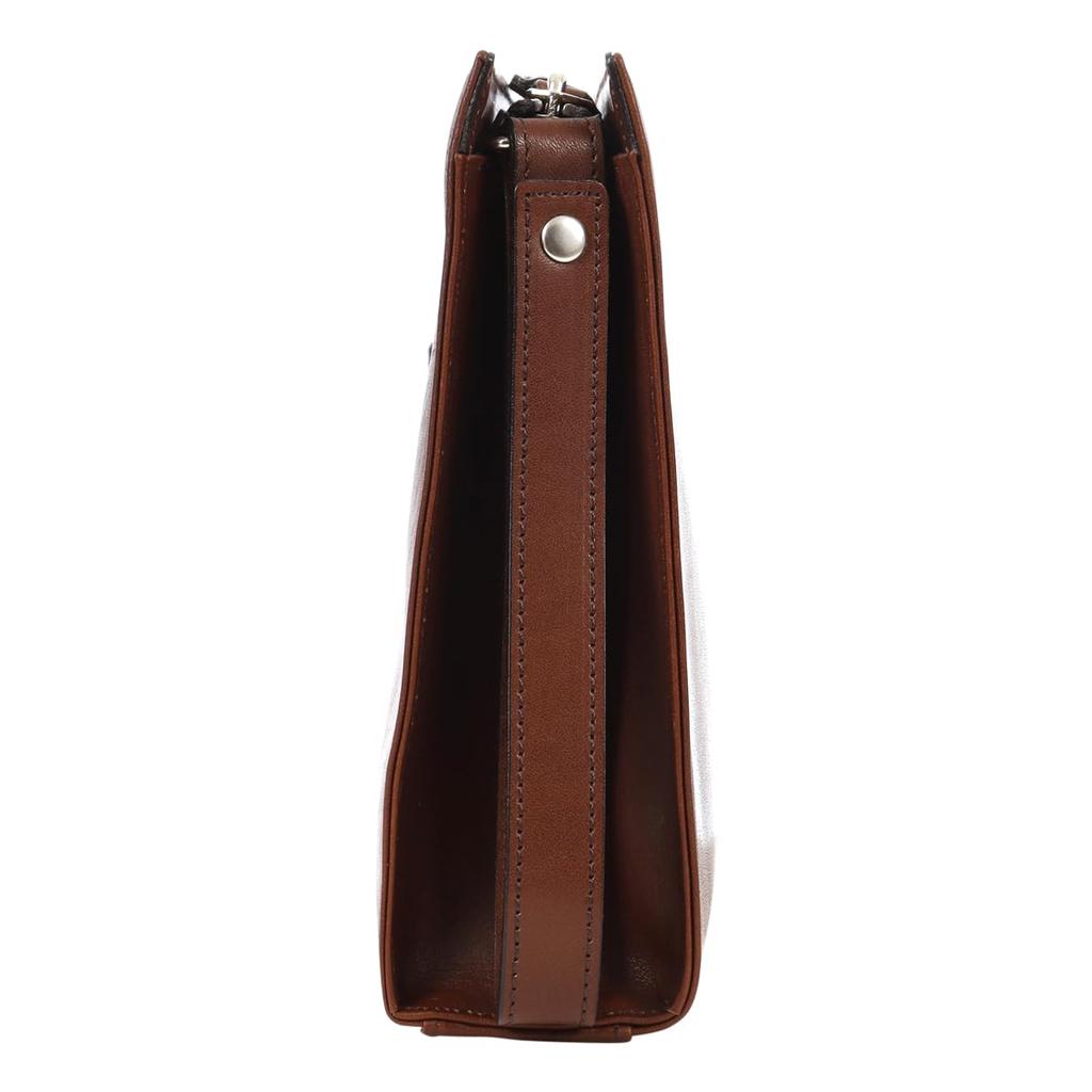 Black Dakota Black Label Clutch Bag Genuine Leather Axorio 3 1623702 Dakota BLACK LABEL Second Bag Handbag Cowhide Leather Chocolate [Dakota Label]