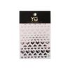 YITU Heart Nail Stickers YT4709: Exquisite, Solid Color, Adhesive-Backed Nail Art