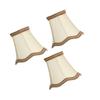 3PCS Clip On Design Lamp Cover 4.7 inch Height Chandelier Lamp Shades Simple Lampshade  Indoor Lamp