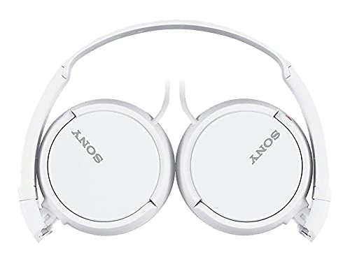 Sony Closed-Back Headphones, Foldable, White, MDR-ZX110-W [Parallel Import]