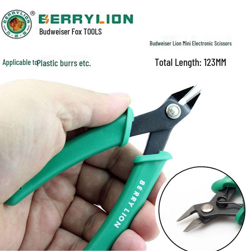 Budweiser Lion 5-дюймовые промышленные кусачки заподлицо - Сверхтвердые бокорезы для проволоки электрика