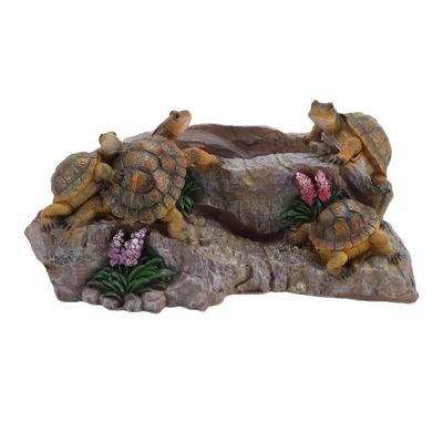 Schildkröten-Pflanztopf Kreative Exquisite Harz-Schildkröten-Skulptur für Innen- und Außendekoration