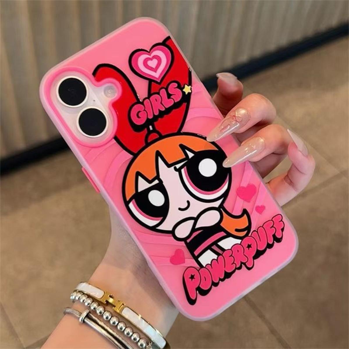 

Colorful Jelly Half Pack 3-in-1 Phone Case for Apple 14promax Phone Case Phone Protective Cover Silicone Cartoon For iPhone 17PROMAX