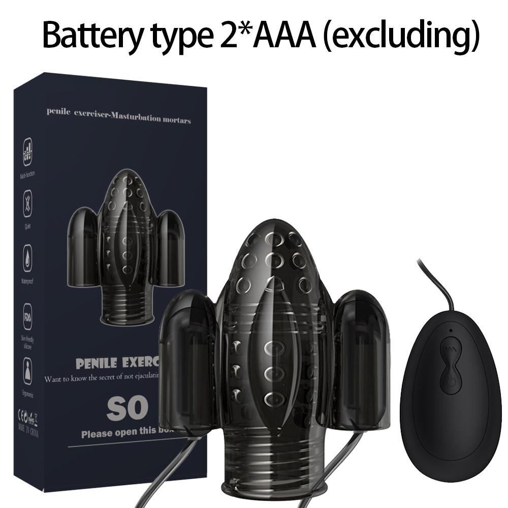 3 Models Male Stimulation Glans Trainer Massage Cup Penis Stimulator Masturbation Delay Training Electric Shock Medical-devices