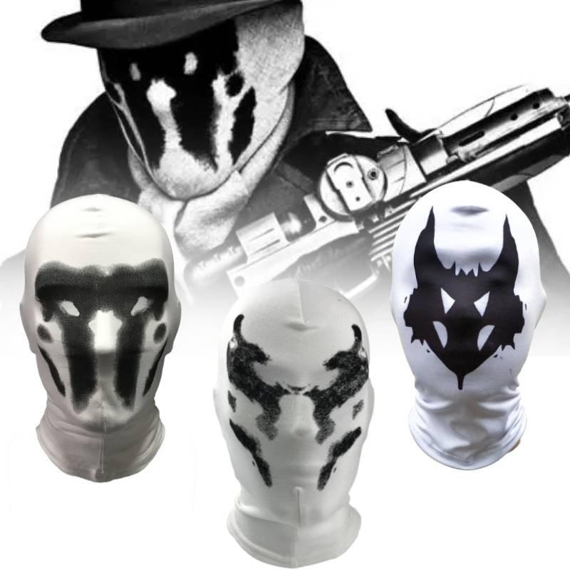 2020 Watchmen Rorschach Mask Cosplay Hooded Face Covering For All Seasons And Genders