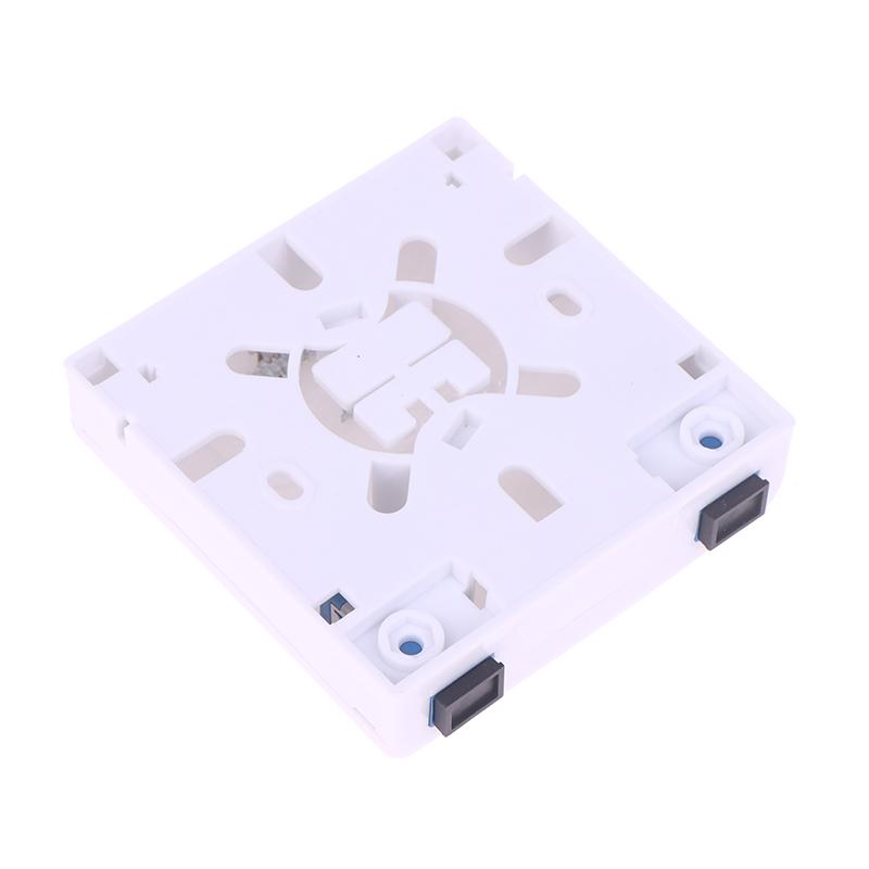 2-Port Terminalboks Type 86 ABS Optisk Terminal Forgreningsboks Hvid Plast Fiberoptisk Splejseboks Med Adaptere