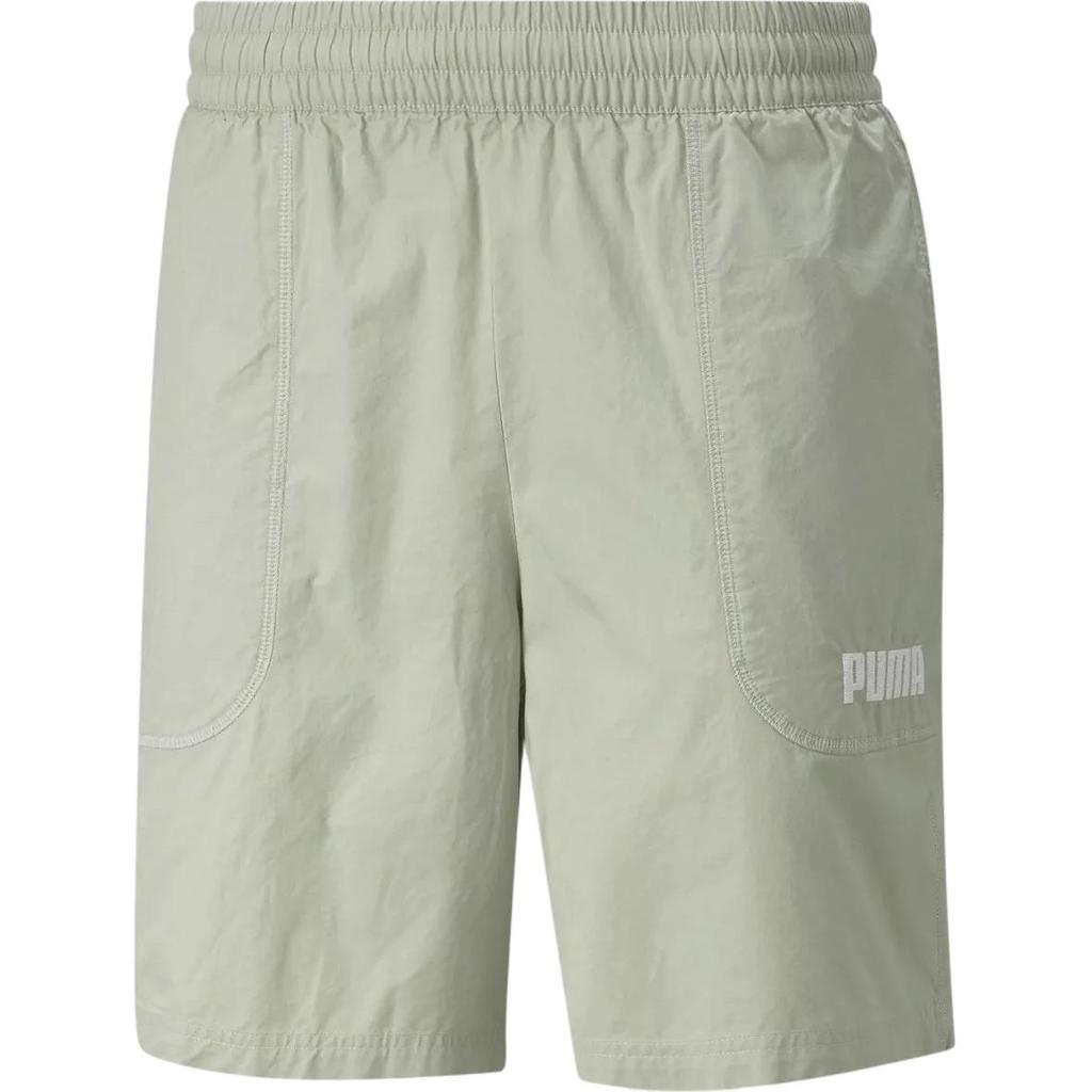 Puma Logo Elastic Mid Waist Three Quarter Casual Shorts Men shorts Spring-Moss 847412-33