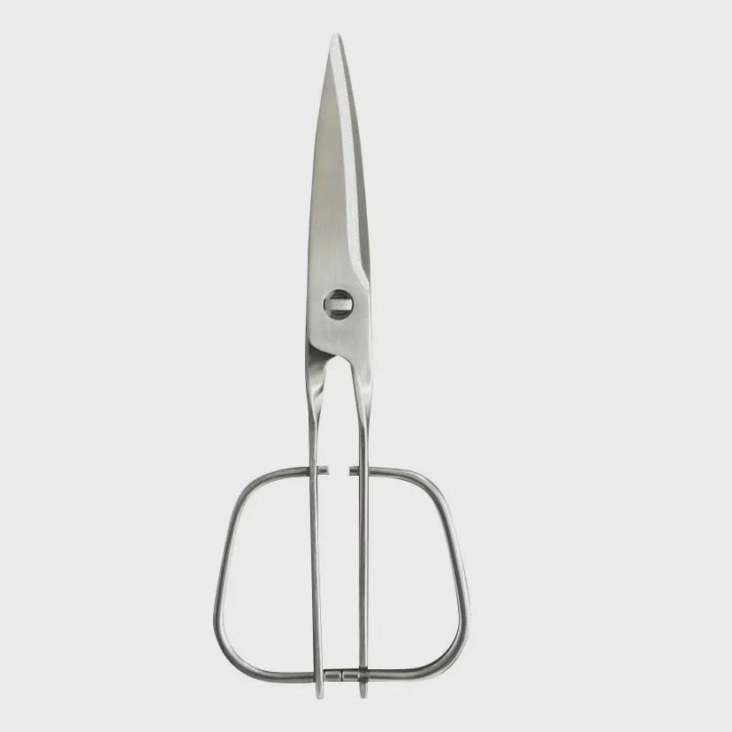 All-Steel Multipurpose Kitchen Scissors with Detachable Wire Handle for Food and Barbecue