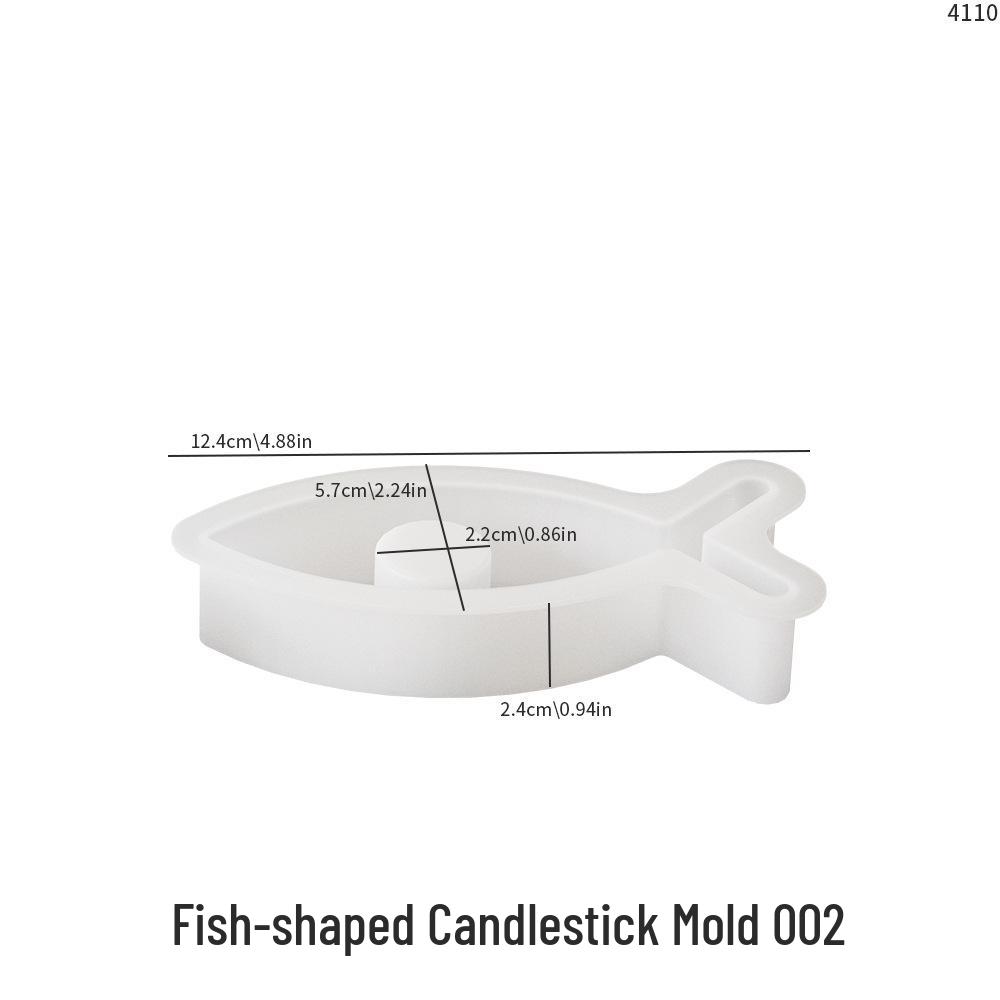 

Small Fish Ornament Silicone Mold for Candle Holder and DIY Candle Base
