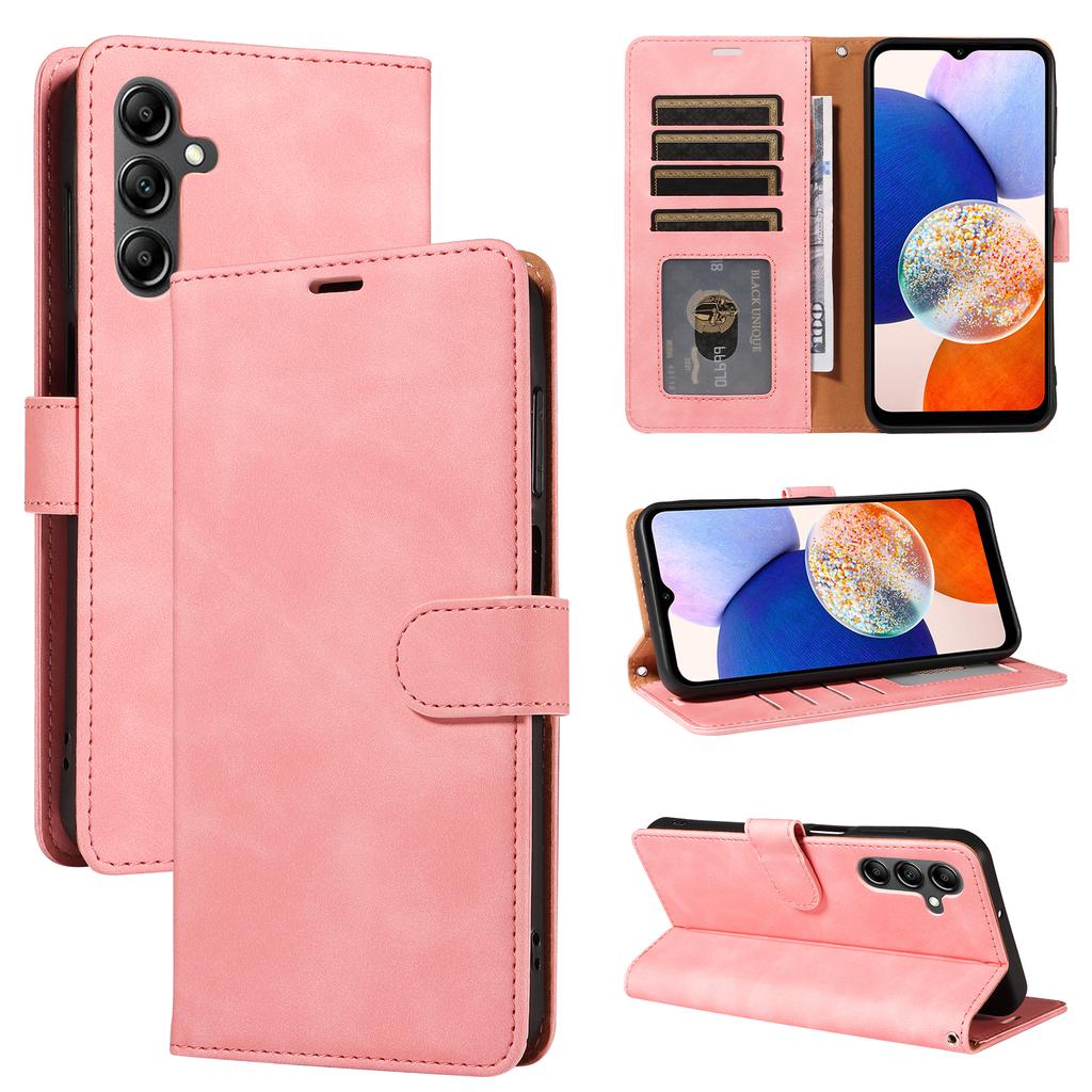 For Samsung Galaxy A55 5G Case with Thickened Strap RFID Blocking Wallet Stand Leather Flip Phone Cover