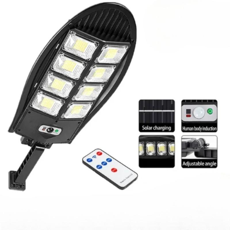 8800MAH Super Bright Solar Street Light Outdoor Solar Lamp Waterproof PIR Motion Sensor Garden Lighting Remote Control