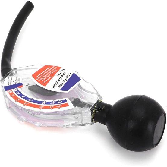 Coolant Tester, Anti-Freeze Coolant Tester, with High Accuracy Dial Type for Car Battery Liquid Densitometer 6/12/24V