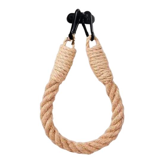 Yousheng Twine Toilet Roll Holder Wall-Mounted Toilet Paper Holder Rustic Twine Rope Paper Roll Dispenser for Bathroom Organization