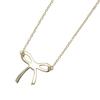 TIFFANY&Co. ribbon Necklace K18 yellow gold 2.69g Women Used