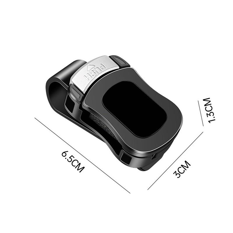Car Glasses Clip, Car Sun Visor Glasses Storage Clip, Creative Multi-Functional Ticket Clip, Document Clip, Sunglasses Holder