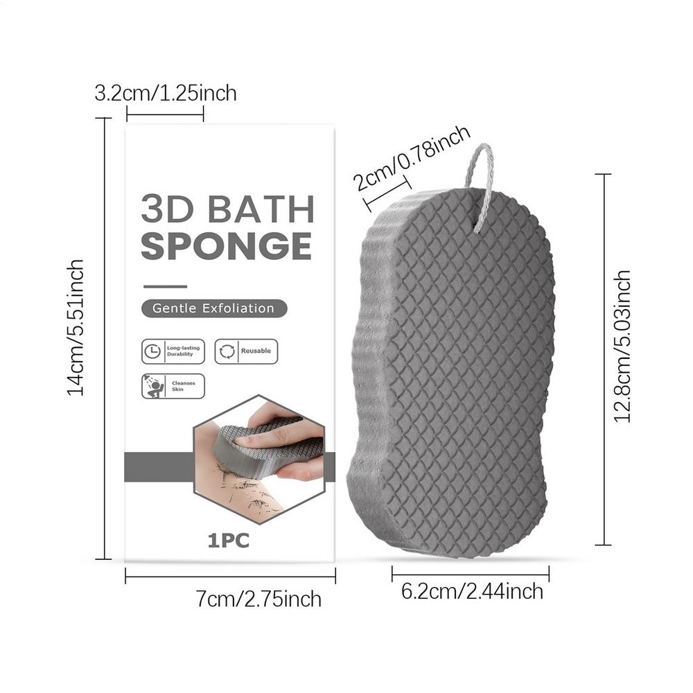 

Мягкая губка для душа Губка для душа для мытья тела Нежные очищающие средства Скраб для купания Люфа Для всех типов кожи Женщины Мужчины