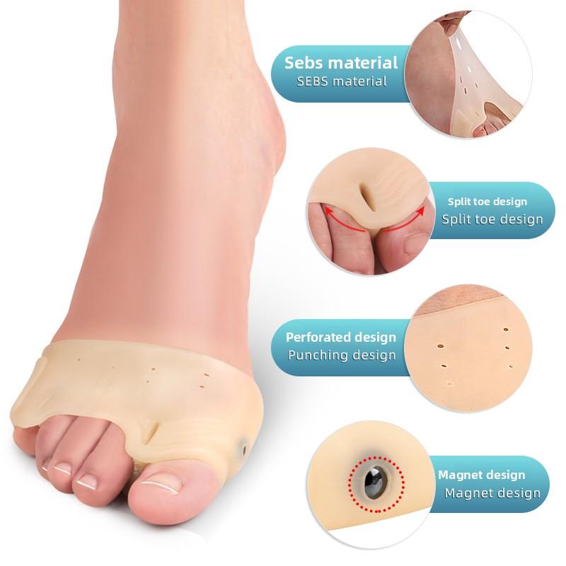 Sebs Magnet Toe Splitter Thumb Valgus Big Foot Bone Orthosis Size Toe Overlap Splitter Forefoot Pad