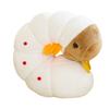 Plush Beetle Larva Stuffed Animal Soft Toy Insect Replica Decorative Figure for Home Office Desk Display and Collectible Gift