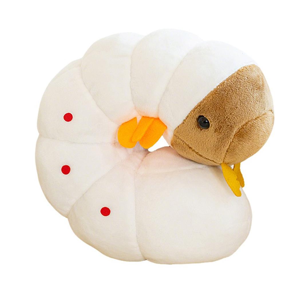 Plush Beetle Larva Stuffed Animal Soft Toy Insect Replica Decorative Figure for Home Office Desk Display and Collectible Gift