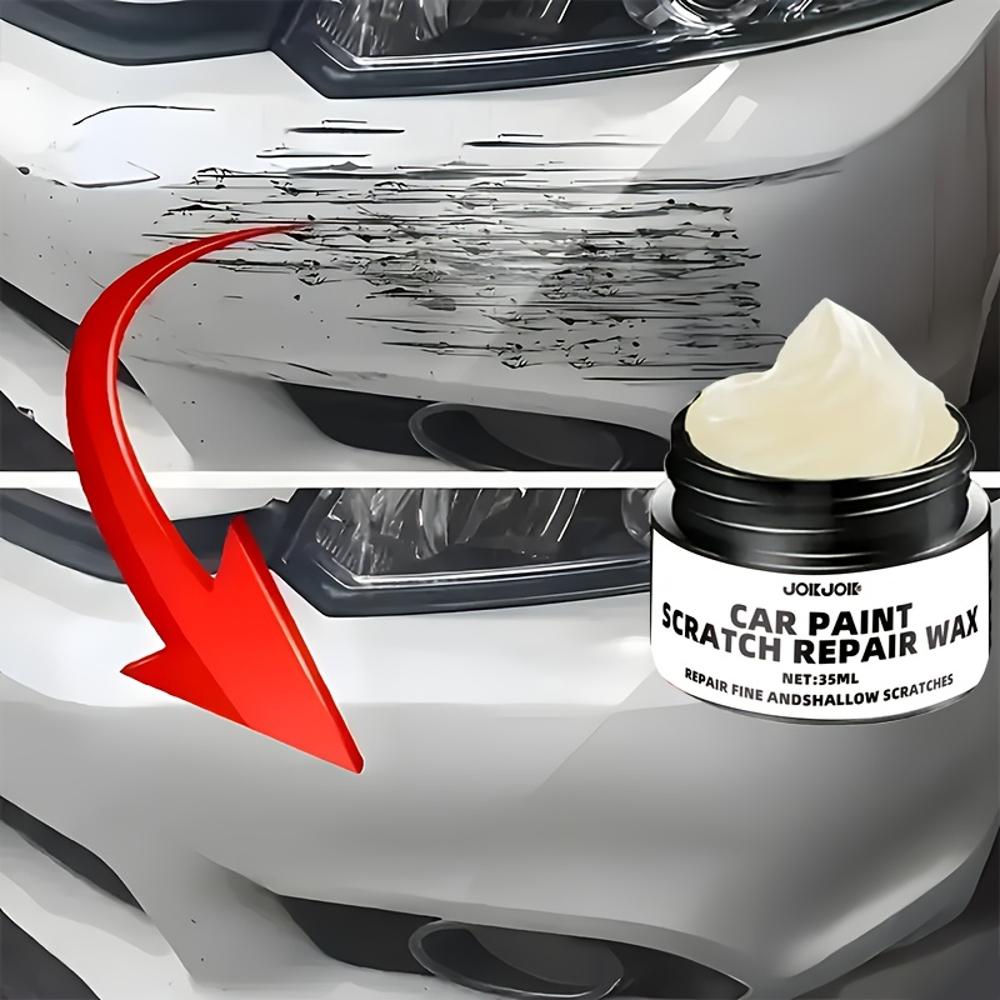 Premium Car Scratch Repair Wax, Suitable for Polishing and Repairing Scratches On All Vehicles. Quickly Restores Scratches On Ca