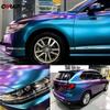 Blue and Purple Chameleon Vinyl Film Motorcycle Sticker Gloss Matte Waterproof Accessories Suitable for Body Helmet Decoration