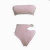 Bikini Sexy Ribbed High Waist Bralette Bikini Female Swimsuit Women Swimwear Two-pieces Bikini Set Bather Bathing Suit Swim