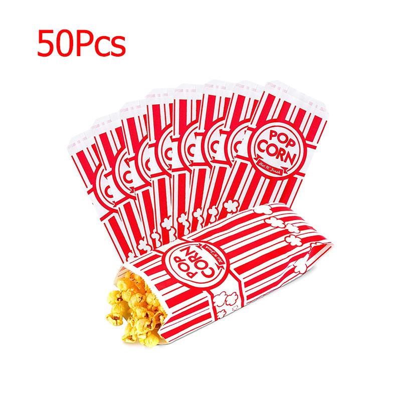 

LMETJMA бумажные пакеты для попкорна герметичные жиростойкие пакеты для попкорна одноразовый бумажный контейнер для попкорна для вечеринки JT202