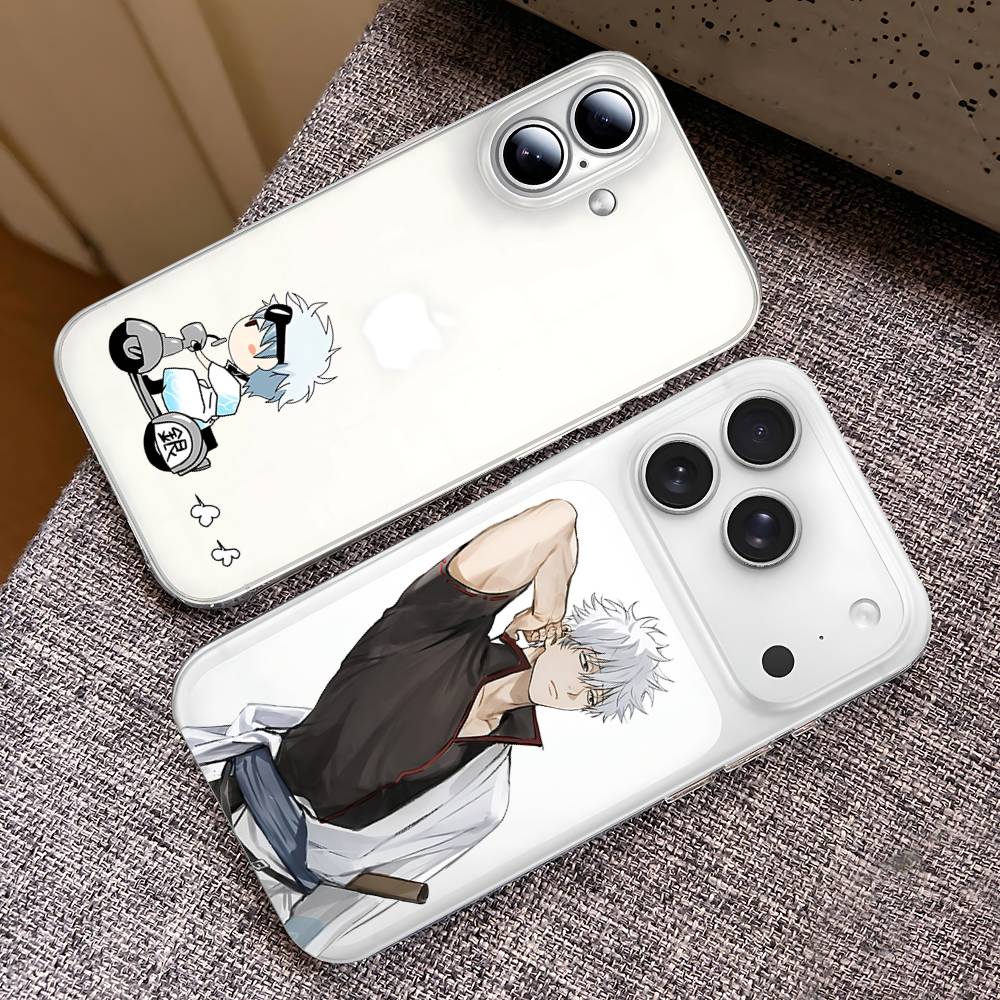 Phone Case For Samsung S26 S25 S24 S23 S22 S21 S20 FE Note20 Note10 Plus Ultra Lite Edge Amine G-Gintama 5G Clear Soft TPU Cover