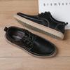 Handgefertigte lässige Lederschuhe für Herren, flache Schuhe
