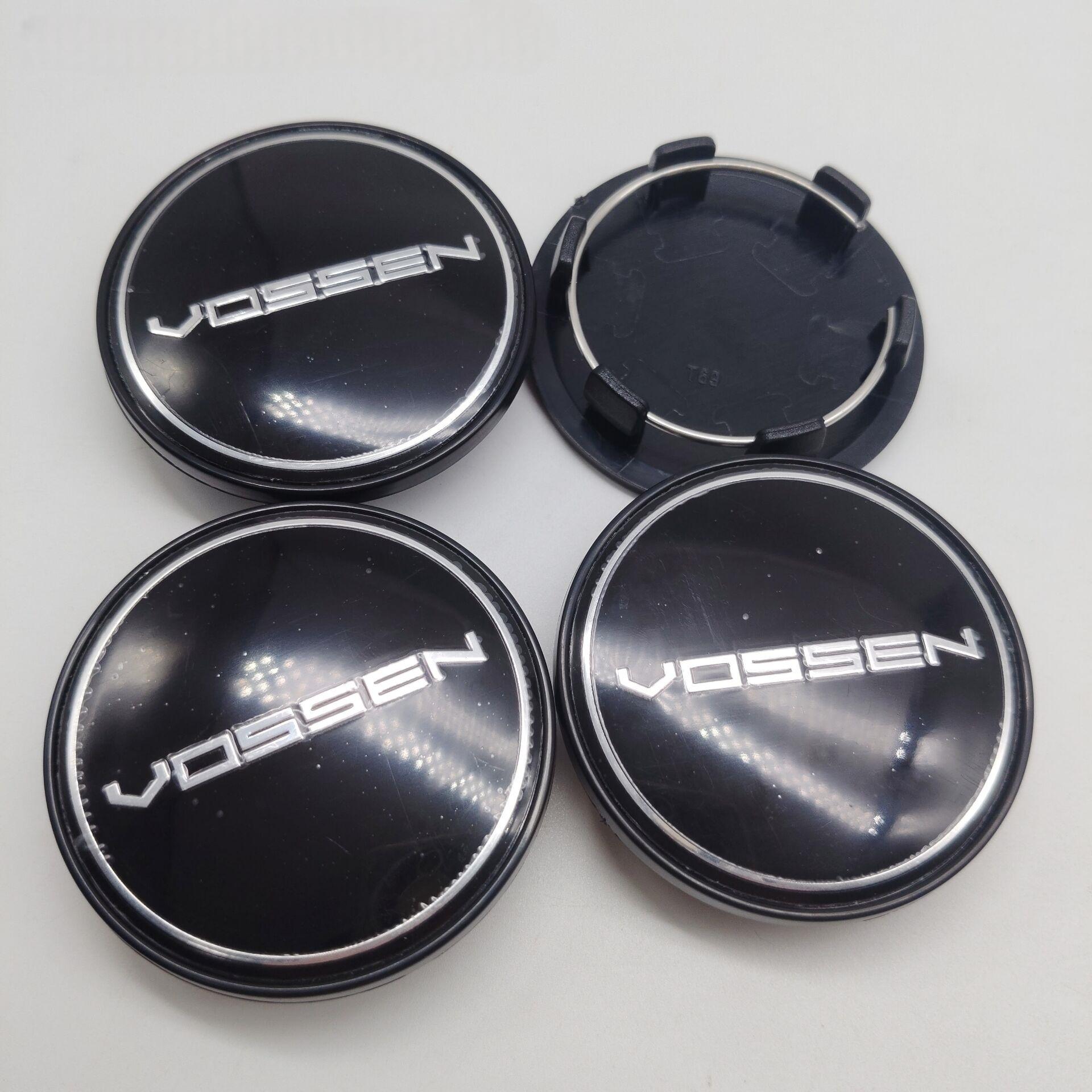 

4Pcs/set 69mm With VOSSEN Logo Sticker Car Wheel Center Cap Rim Hub Caps Dustproof Cover Modification Replacement Accessories 4pcs for Vossen&69mm T69 Cap